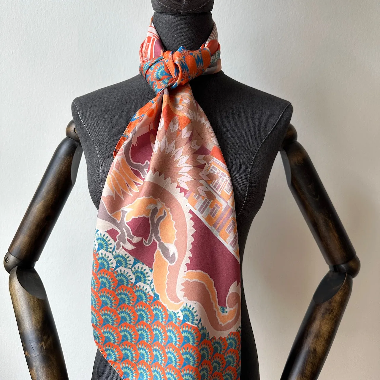 Keong Saik Road Silk Scarf