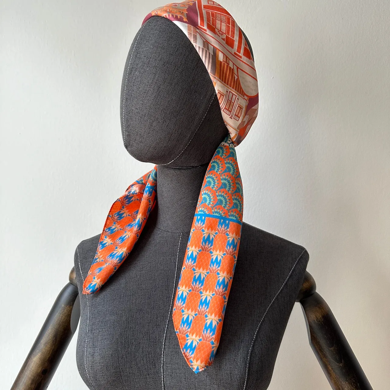 Keong Saik Road Silk Scarf