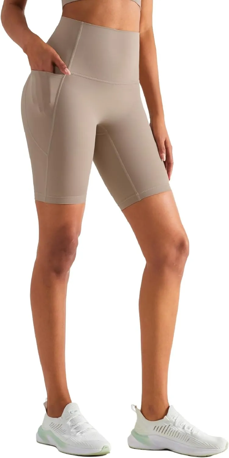 Kseniya Women's Yoga Shorts-Athletic Shorts with Pockets High Waisted and Comfortable.