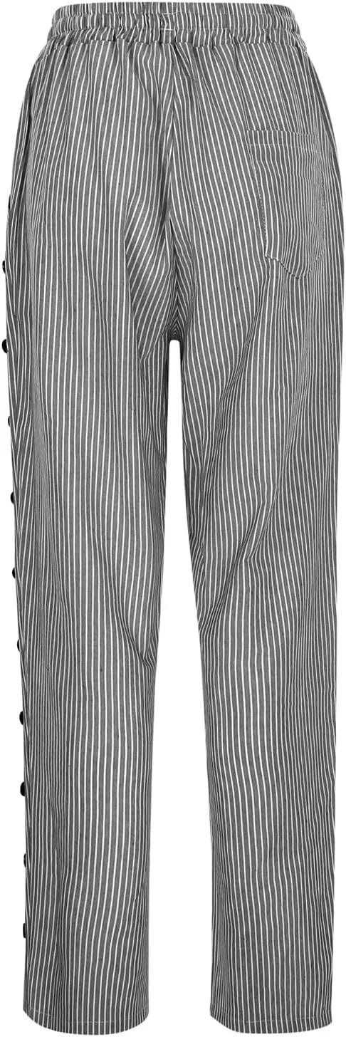 Linen Capris for Women Lightweight Summer Pants Drawstring Elastic Waisted Vacation Beach Linen Pants Casual Travel Trousers