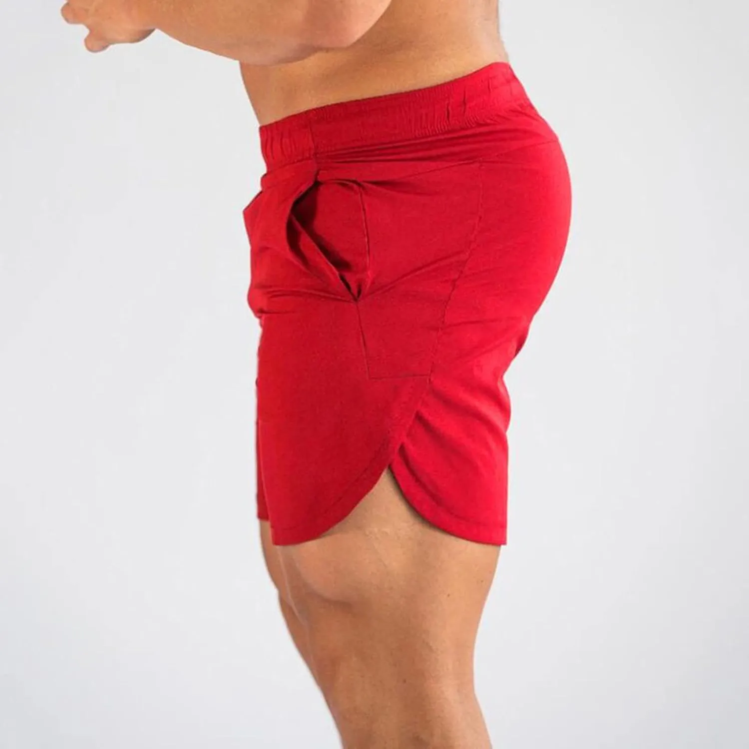 Men's Athletic Shorts Elastic Waist Quick Dry Breathable Comfortable Gym Workout Running Training Casual Sportswear