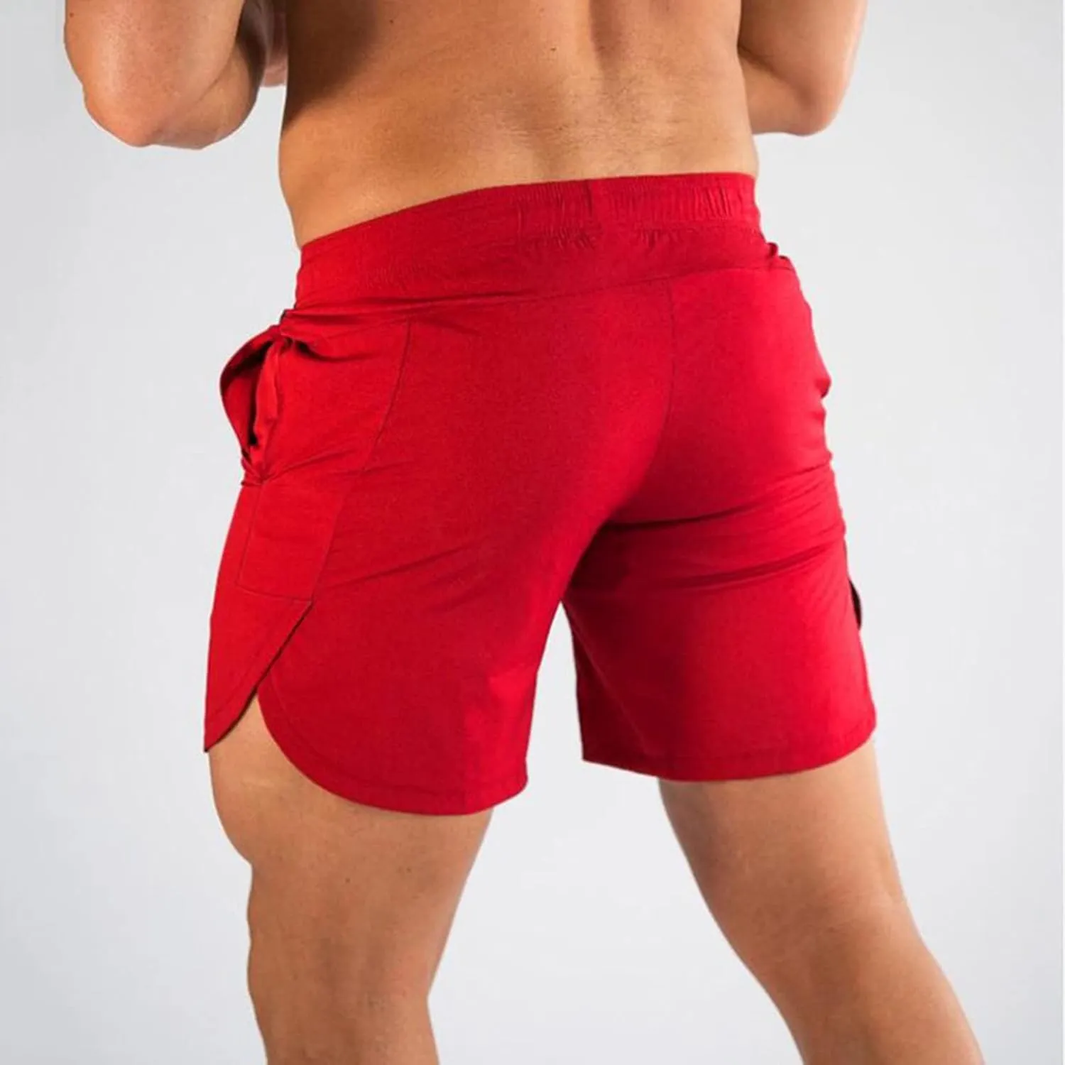 Men's Athletic Shorts Elastic Waist Quick Dry Breathable Comfortable Gym Workout Running Training Casual Sportswear