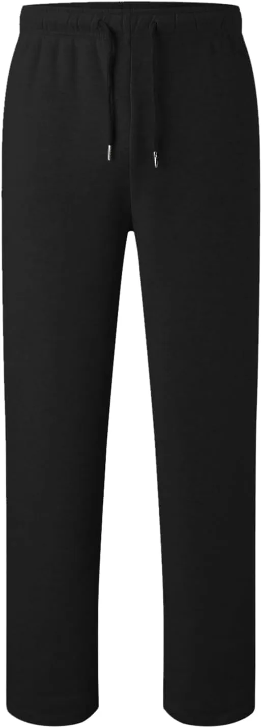 Men's Fashion Sweatpants Drawstring Baggy Wide Straight Leg Loose Fit Baggy Pants Beach Yoga Trousers