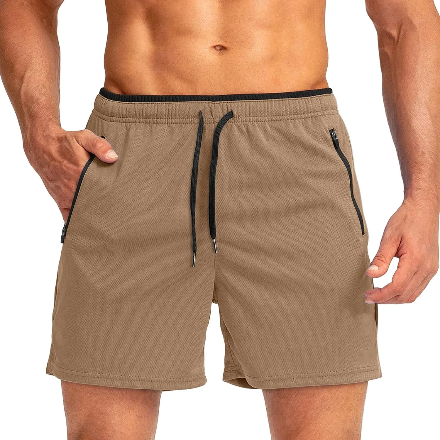 Mens Shorts Athletic Comfy Lightweight and Comfortable Sports Shorts with Pocket 2025 Summer
