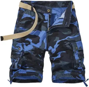 Men's Summer Cotton Buttons Tooling Straight Breathable Outdoor Leisure Comfortable Shorts