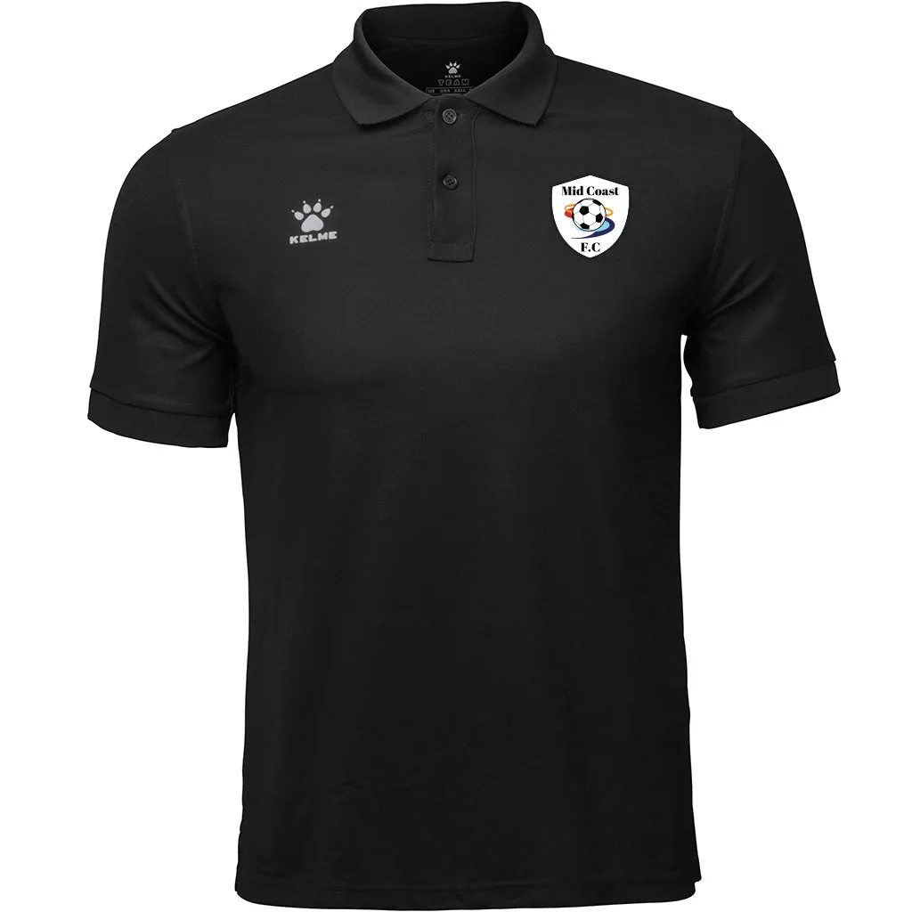 Mid Coast FC Black Polo
