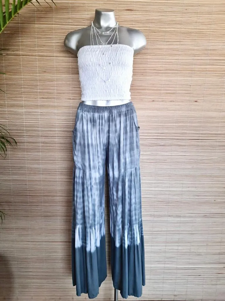PANT SAMBA Tie Dye Black/ White, Grey/ White and Navy