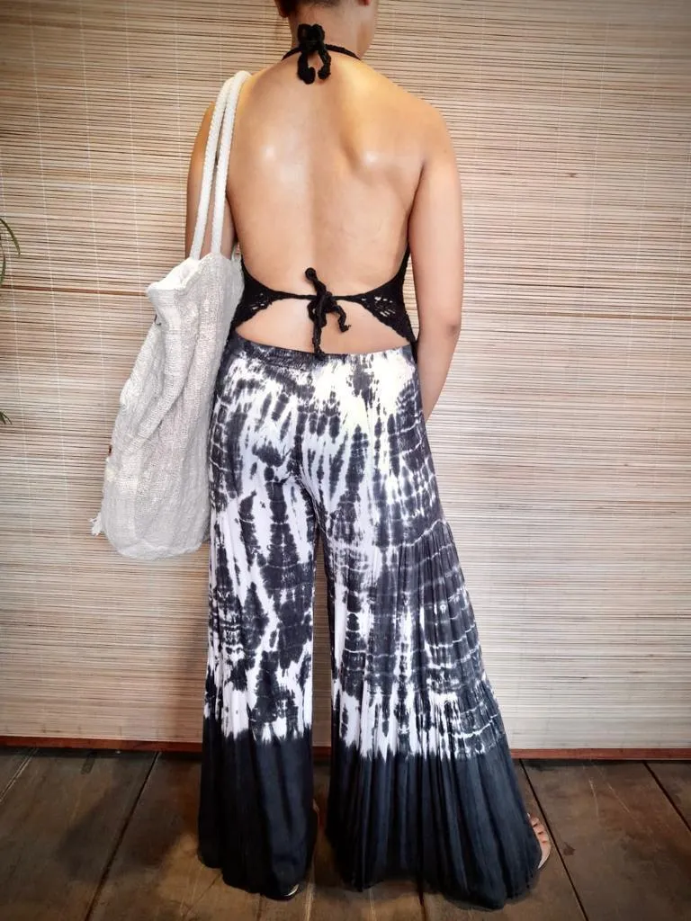 PANT SAMBA Tie Dye Grey/ White