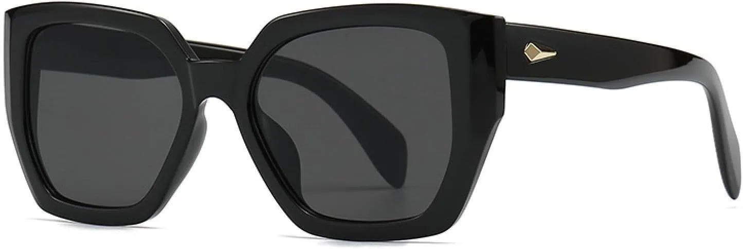 Polygon Sunglasses Popular Vintage Sunshade Mirror Women Trend Uv400