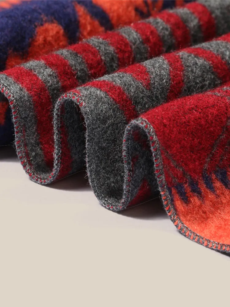 Reindeer Pattern 100% Cotton Scarf