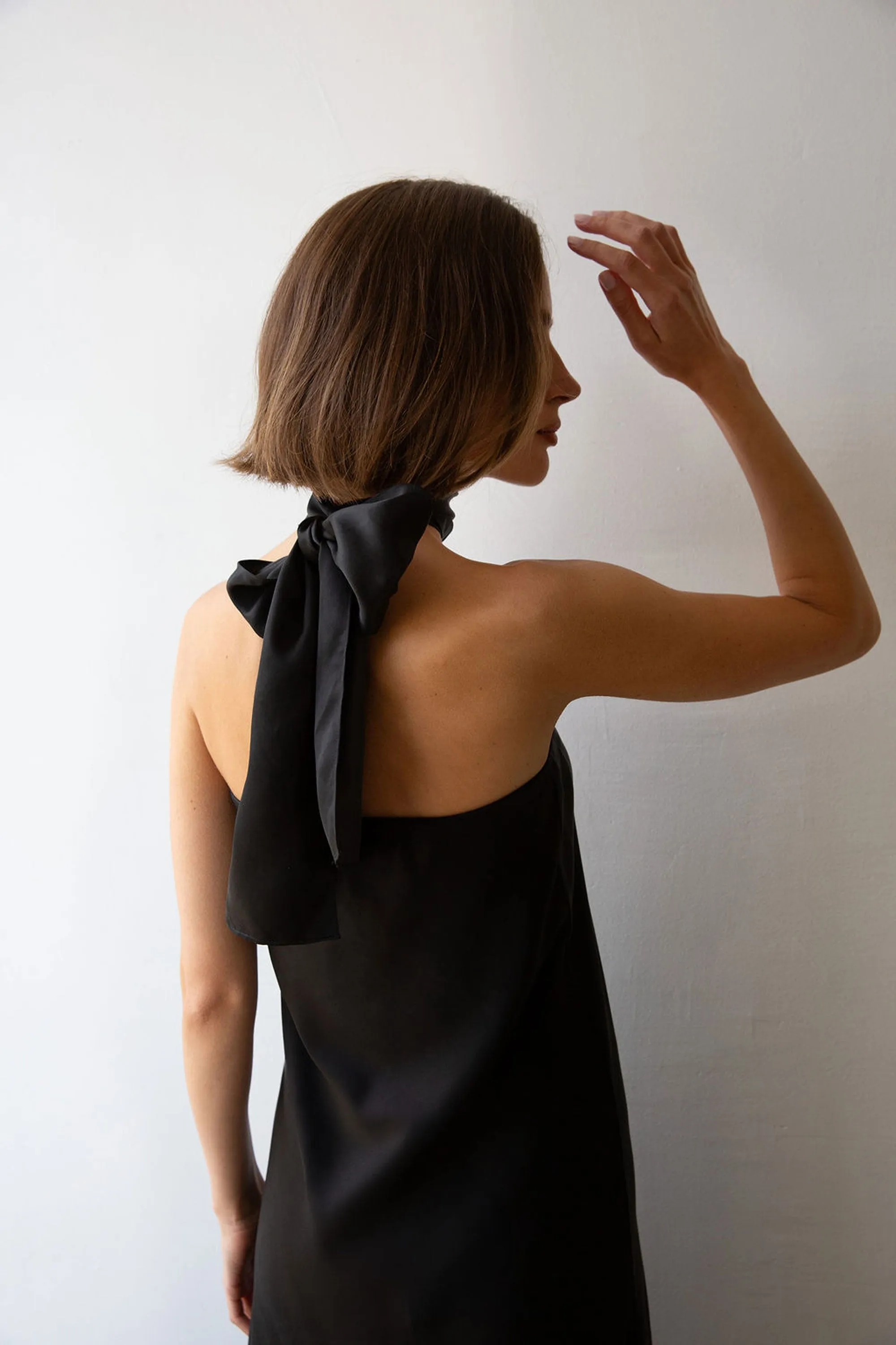 Sash in Black Silky