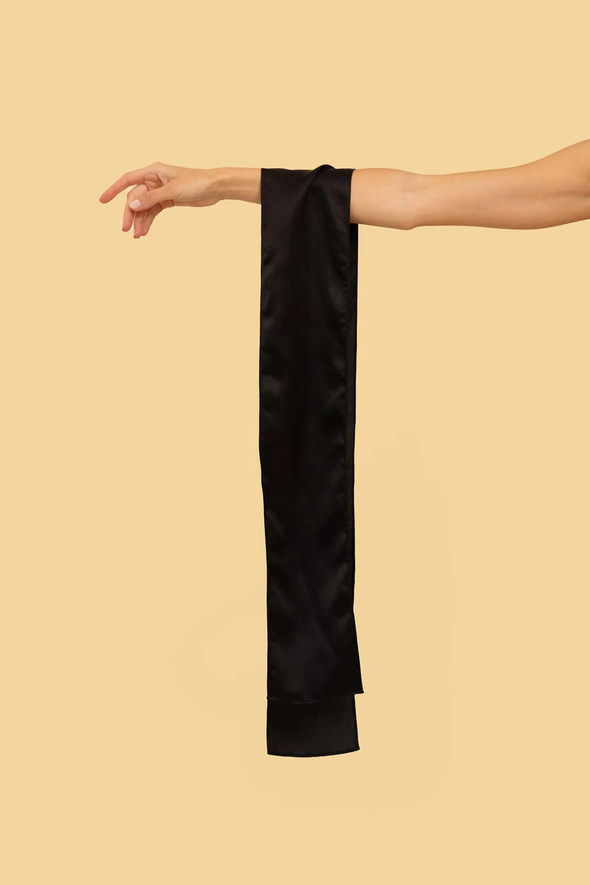Sash in Black Silky