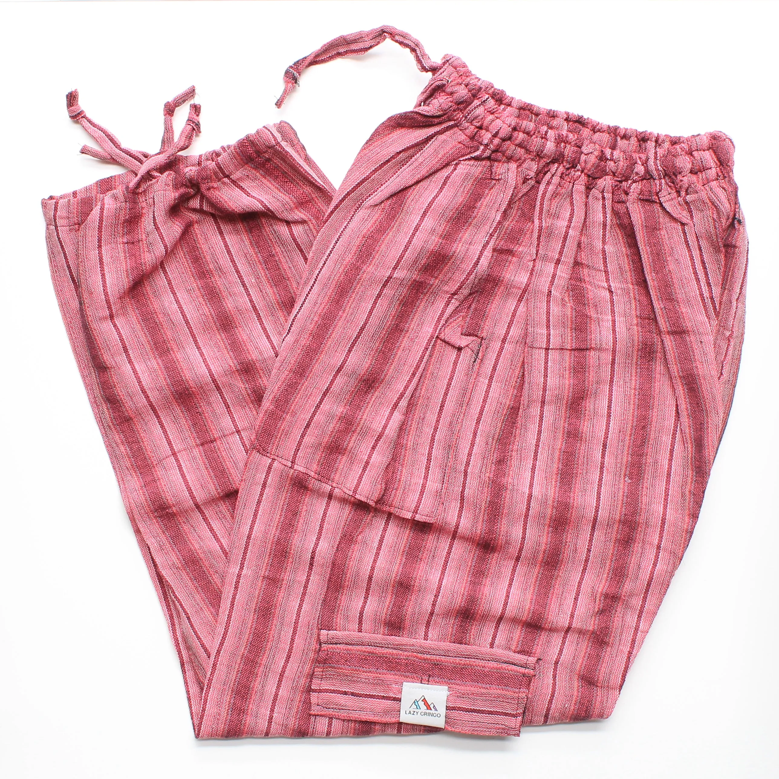 (Small) Pinkish with Red and Grey stripes 0230