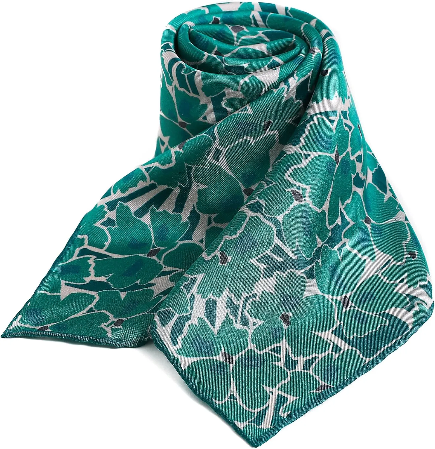 STARWHISPER 100% Pure Mulberry Silk Scarf-27''x27'' 14MM Pure Silk Twill Scarf for Women Square Scarf with Gift Packaging
