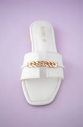 Women Slippers -  WHITE (ORFS-22-006 WHITE)