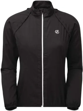 Womens Rebound Lightweight Breathable 2-1 Windshell Jacket - Black