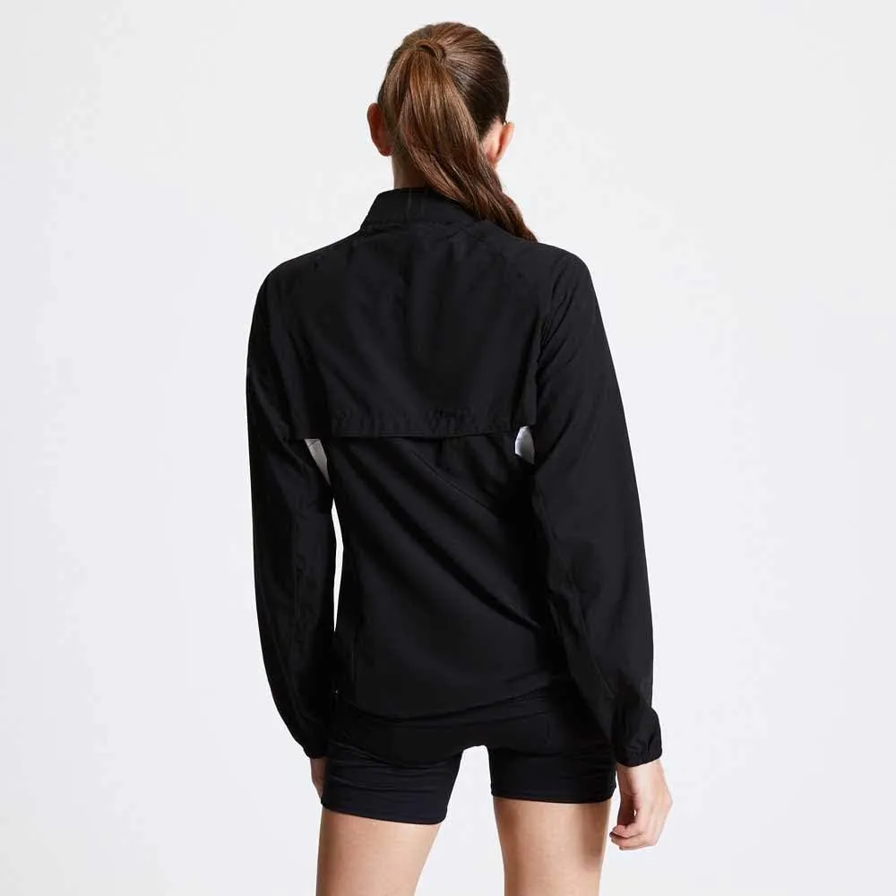 Womens Rebound Lightweight Breathable 2-1 Windshell Jacket - Black