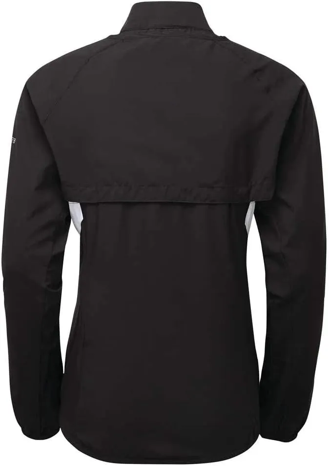 Womens Rebound Lightweight Breathable 2-1 Windshell Jacket - Black