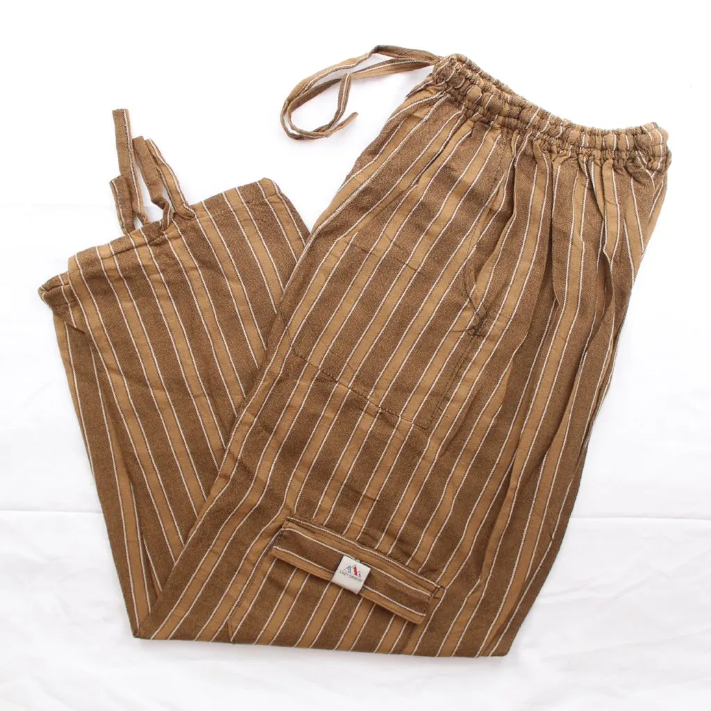 (XL) Brown with Brownish Whiteish Lounge Pants 0135
